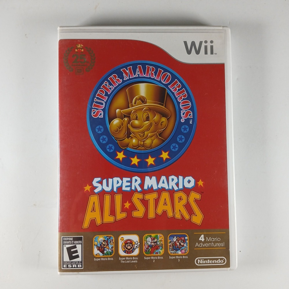 Super Mario All-Stars Nintendo Wii Standard Red 25th Anniversary Edition
